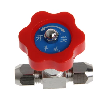 

8mm Durable Tube Nickel-Plated Brass Plug Needle Valve OD