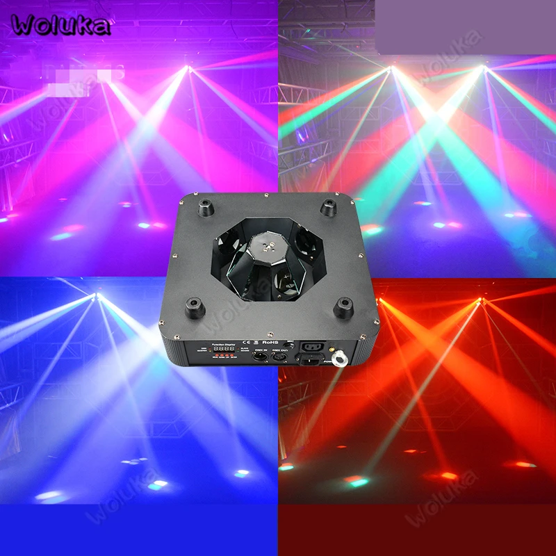 Лампа Lotus ktv flash bar сцсветильник освещение вращающийся светодиодный луч