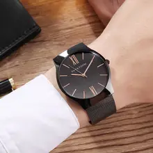 Luxury Mens Business Watches Top Brand Stainless Steel Mesh Band Wrist Watch Male Waterproof Quartz Clock reloj deportivo hombre Luxury Mens Business Watches Top Brand Stainless Steel Mesh Band Wrist Watch Male Waterproof Quartz Clock reloj deportivo hombre