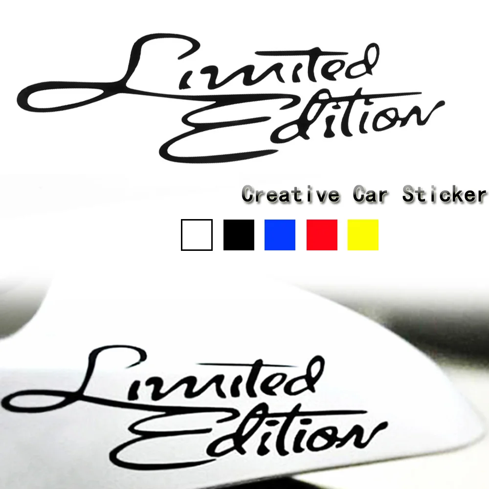 

New Fashion 11CM*3.4CM LIMITED EDITION Creative Vinyl Car Window Sticker Car-styling Decal Waterproof Car-styling