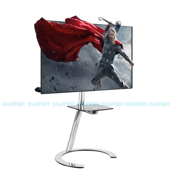 

Fashional TV Floor Stand Mobile Bracket Mount TV Stand TV Arm Mobile TV Carts Fit for 32"-50" Max Support 30KG Weight