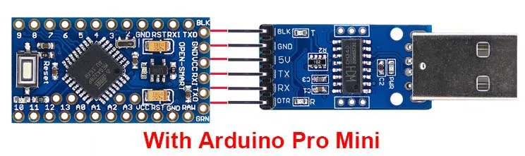 CH340+Pro Mini