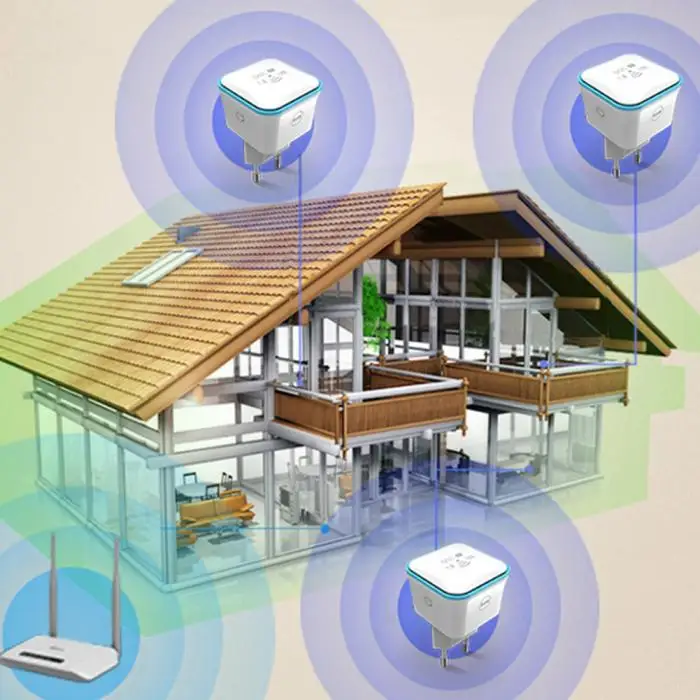 WiFi расширитель диапазона мини беспроводной 300 Мбит/с Wi-Fi ретранслятор Ethernet порт Интернет усилитель сигнала DOM668