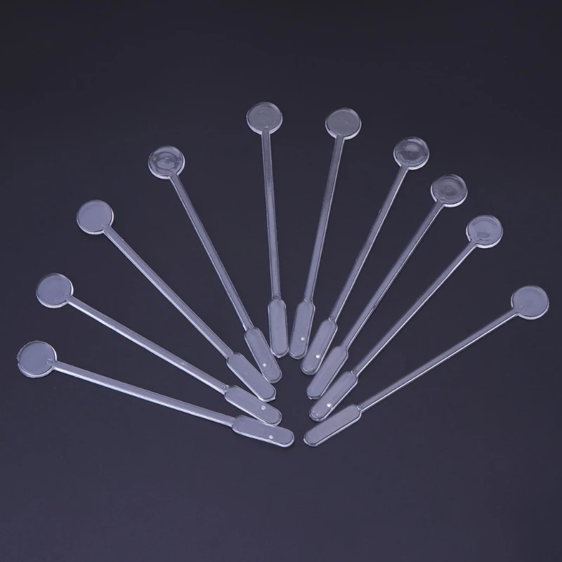 10pcs Mixing Stirring Rods Plastic Transparent Stick Rod Epoxy Resin