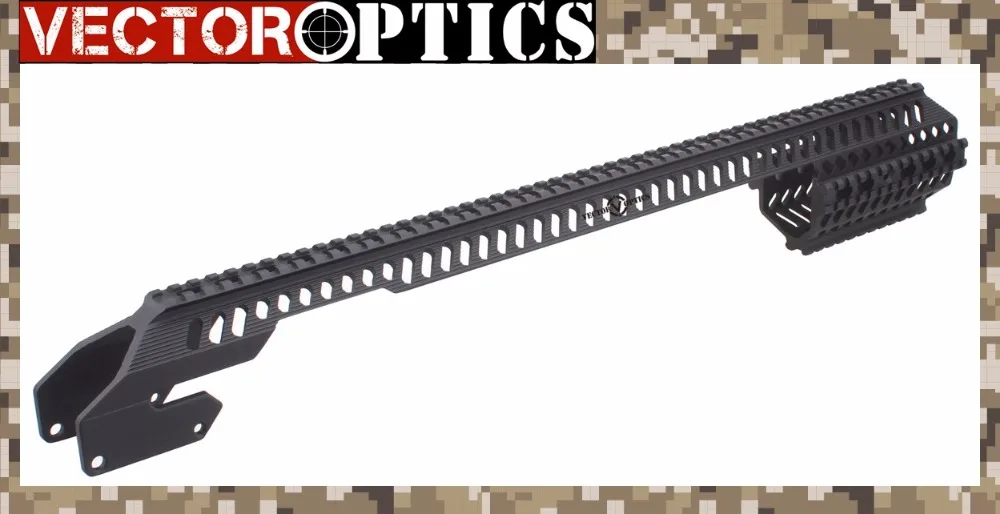 

Vector Optics Tactical Shotgun Handguard Quad Rail for 12 Gauge Remington 870 RM870 R870 / R1100 Full Length Matte Black