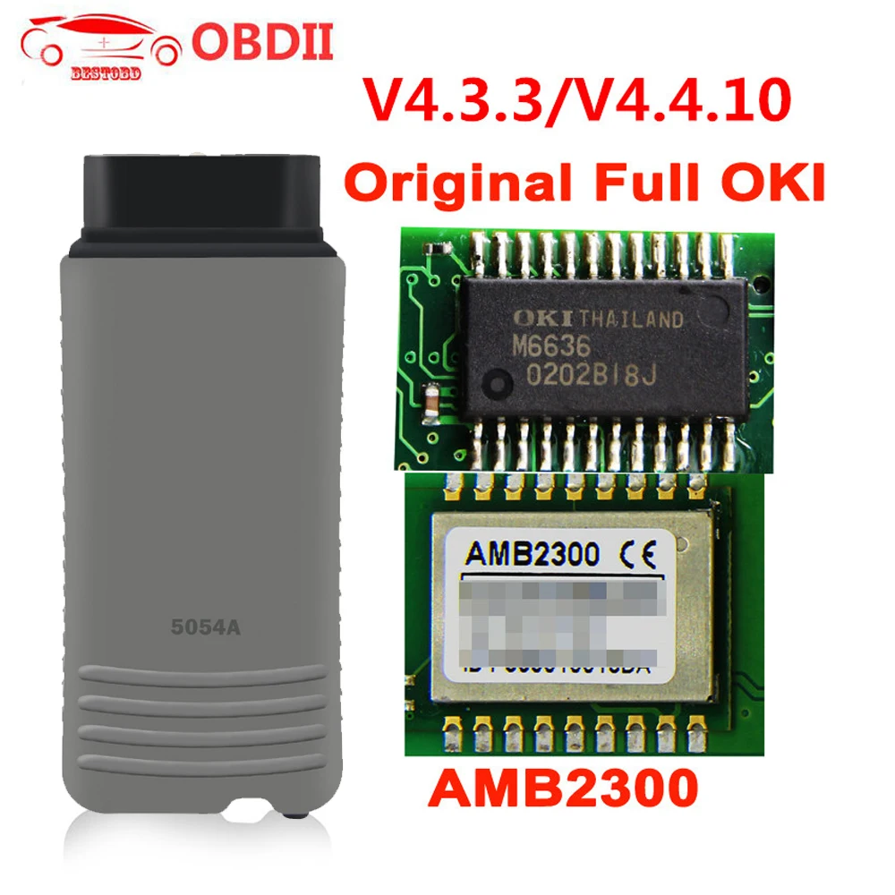 

Original VAS5054A Full OKI/AMB2300 ODIS V4.4.10 Free Keygen 5054 OBD OBD2 Bluetooth Car Diagnostic Scanner 5054A UDS For VAG