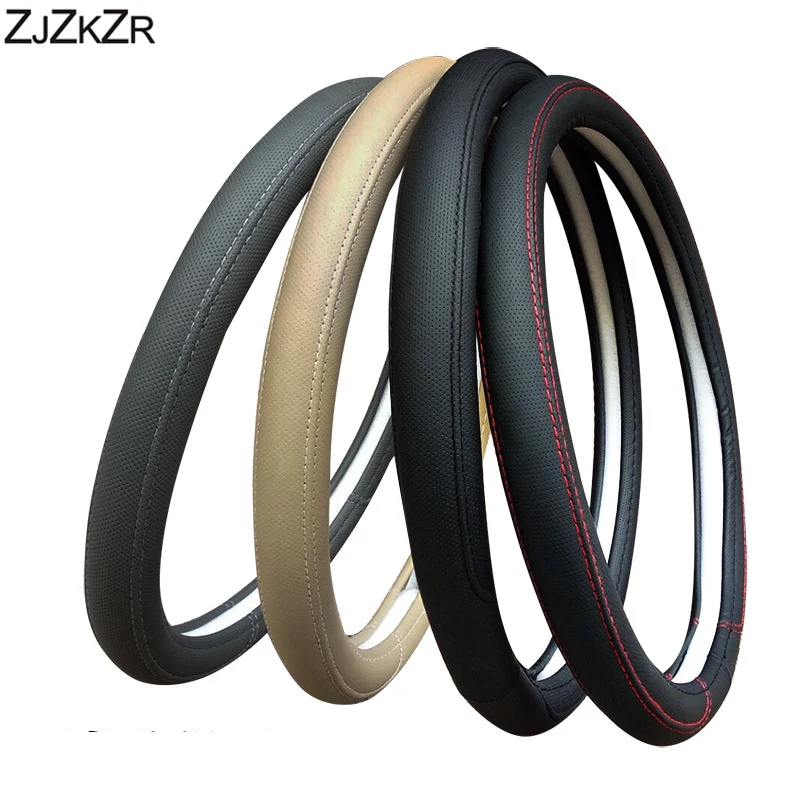Steering Wheel Cover Soft Braid Anti-slip Inner Ring M Size for 37-38 CM 14.5
