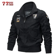 Мужская куртка в стиле милитари на осень и зиму, куртка-бомбер размера плюс 4XL, хлопковая куртка-пилот, тактическая куртка-карго для ВВС, Jaqueta masculina