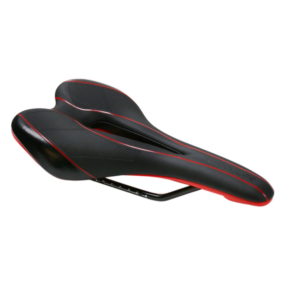 

Synthetic Leather Steel Rail Hollow Breathable Gel Soft Cushion Road Silicone MTB Bike Bicycle Cycling Seat Saddle