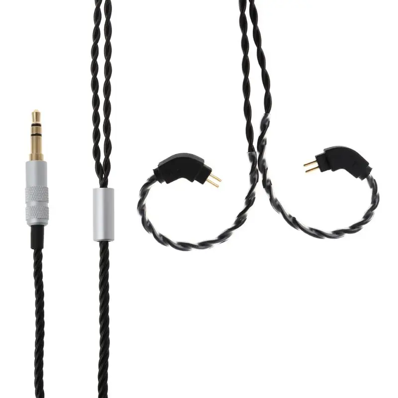 

Headphone Upgrade Cable 4 Share Single Crystal Copper Silver Plated Wire for MMCX TF10 IM50 IE80 SE535 UE900 Headset Accessories
