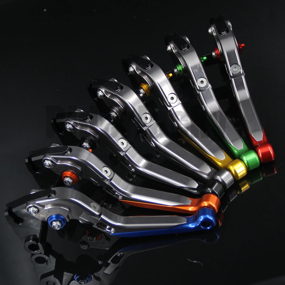 RiderJacky CNC регулируемые мотоциклетные тормозные рычаги сцепления+ рукоятка руля для Kawasaki Z250SL Z250 SL
