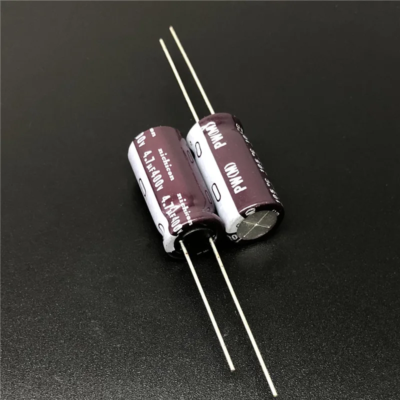 10 шт/100 шт 4 7 мкФ 400V NICHICON PW серии 10x20 мм низкое сопротивление длительный срок службы