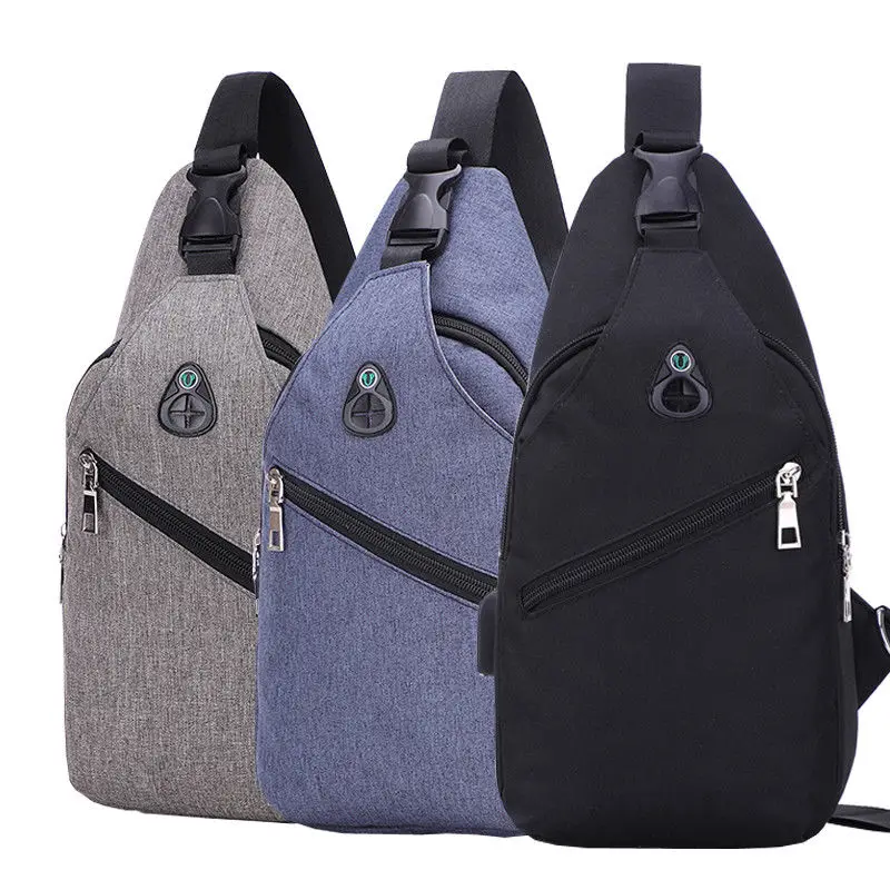 

2018 New Style Fashion Solid Men Waist Pack Messenger Bags High Capacity Travel Cross body Bag