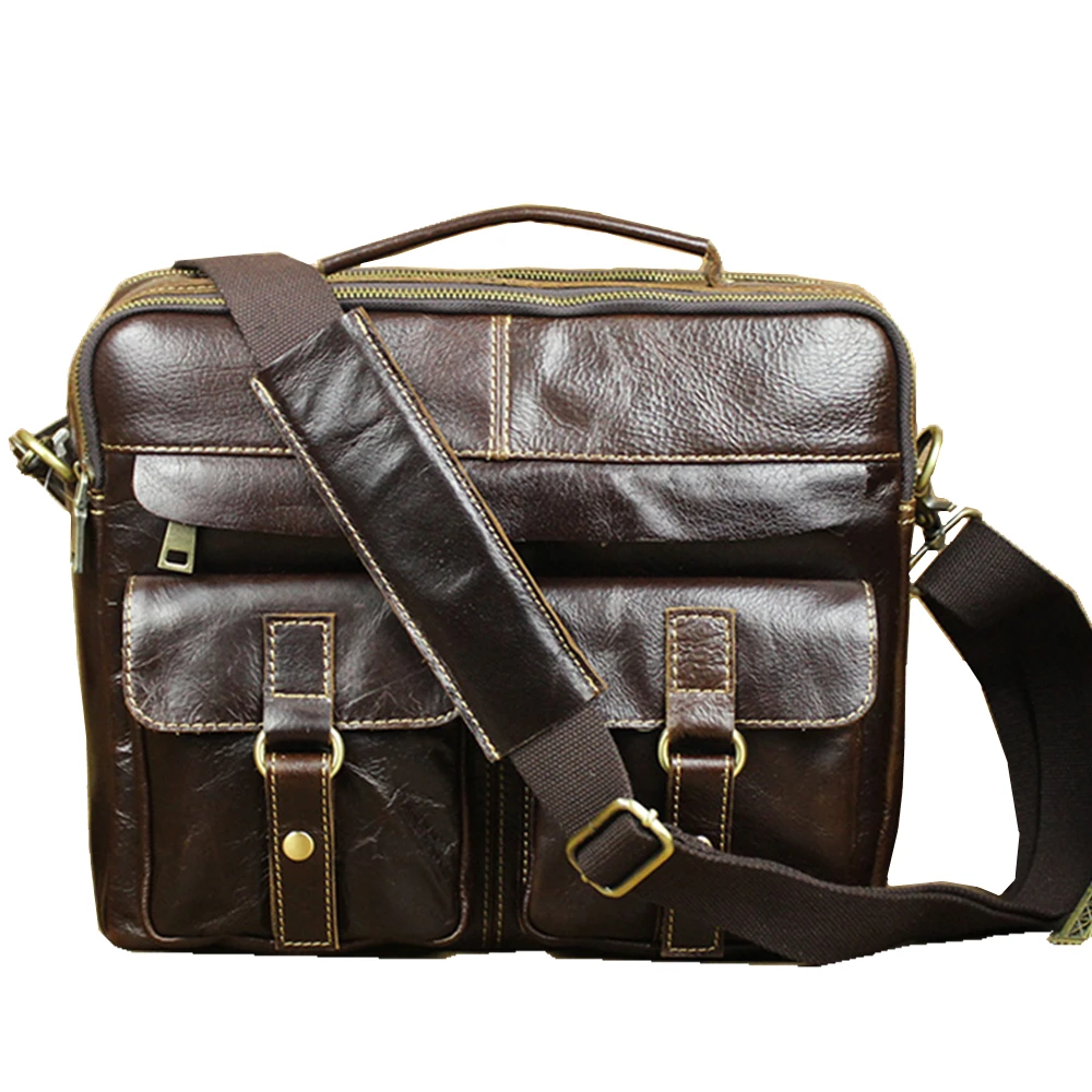 gentleman's west brzone light grease genuine cowhide leather travel