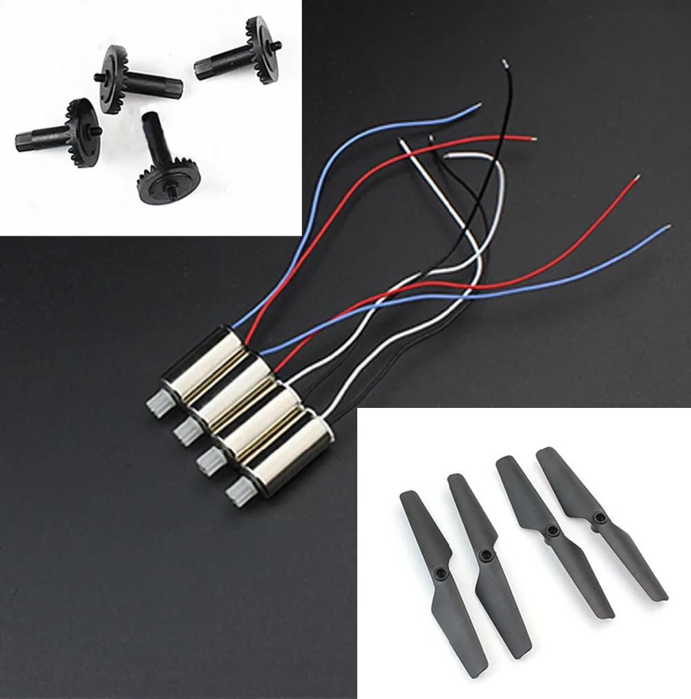 

JJR/C JJRC H47 E56 ELFIE Plus RC Quadcopter spare parts H47-04 / H47-05 CW CCW motor +big gear + blade set