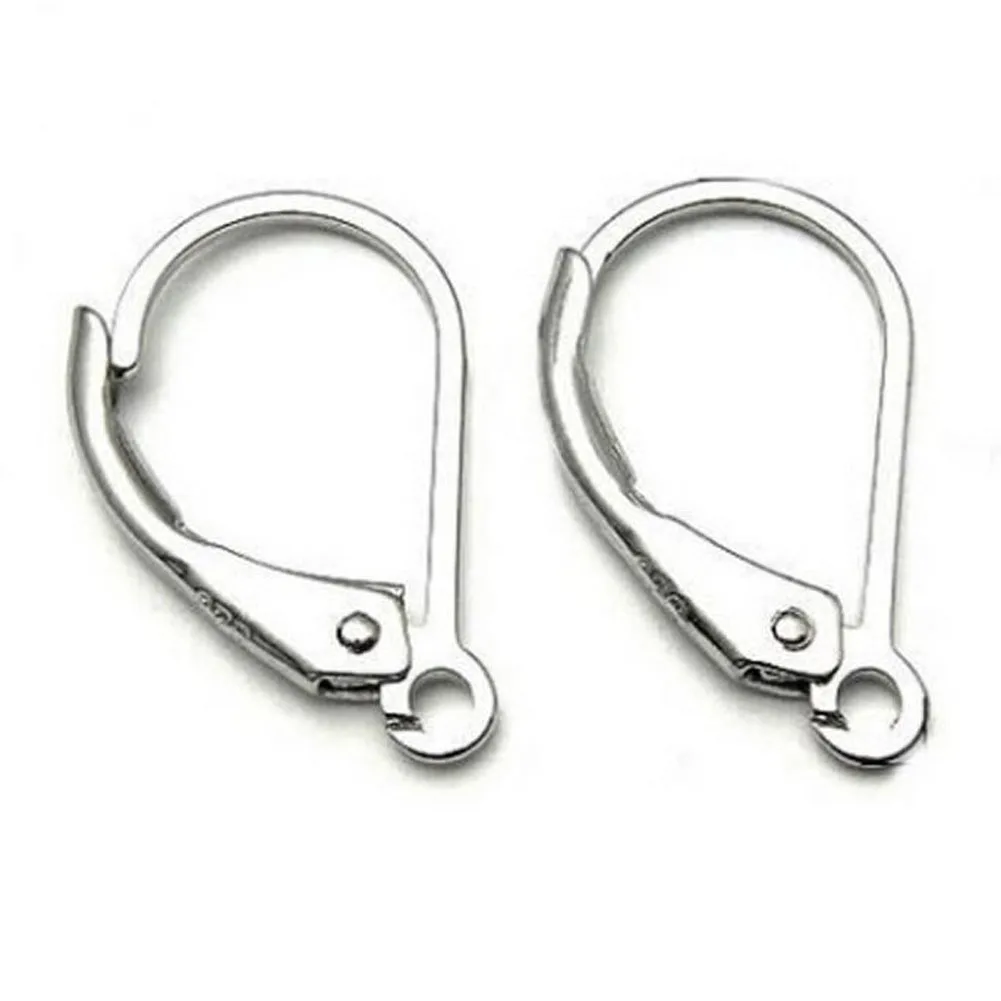 

50pcs/lot Alloy French Ear Hook Wire Clasp 11*16mm Fit Jewelry Diy Accessories