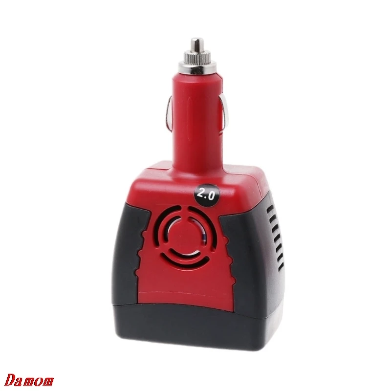 

DC12V Input Voltage and AC220V Output 150W 2.1A Car Power Inverter with USB Port Damom