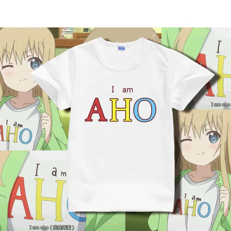 Новинка аниме футболка для косплея Yuruyuri Toshinou Kyouko летние хлопковые футболки с