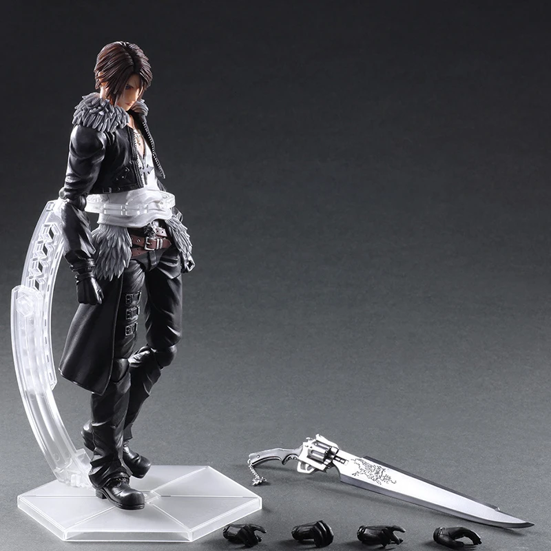 Экшн-фигурки Play Arts Kai Final Fantasy VII Squall Leonhart Variant Figure Varable Gunblade ПВХ | Игрушки и хобби