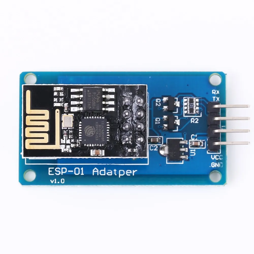DC 5V WiFi последовательный модуль трансиверов адаптер ESP-01S ESP8266 SPI Wi-Fi беспроводной модуль+ ESP-01 адаптер