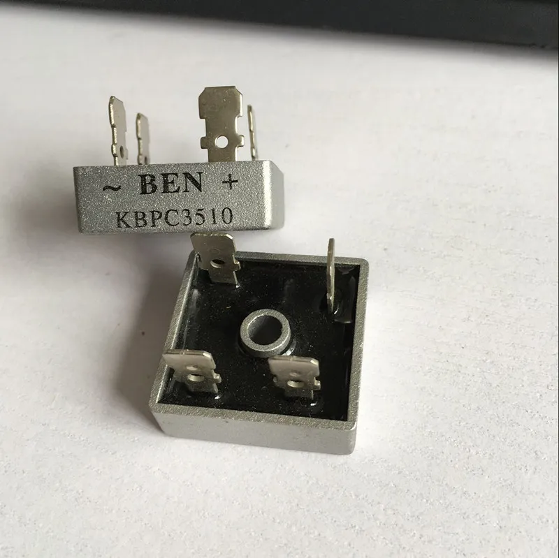 

1pcs Single phase rectifier bridge KBPC3510 Metal Case Bridge Rectifier