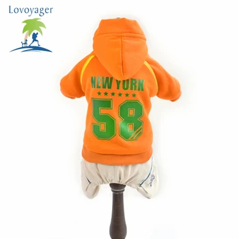 

Fashion Sport Baseball Uniform Pet Dog Hoodie Sweaters Coat Puppy Chihuahua Clothes
