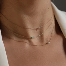 Pearl Necklace Handmade T-urquoise Choker Custom 14 Gold Filled Pendants Best Friend Collier Femme Kolye Collares Jewelry Pearl Necklace Handmade T-urquoise Choker Custom 14 Gold Filled Pendants Best Friend Collier Femme Kolye Collares Jewelry