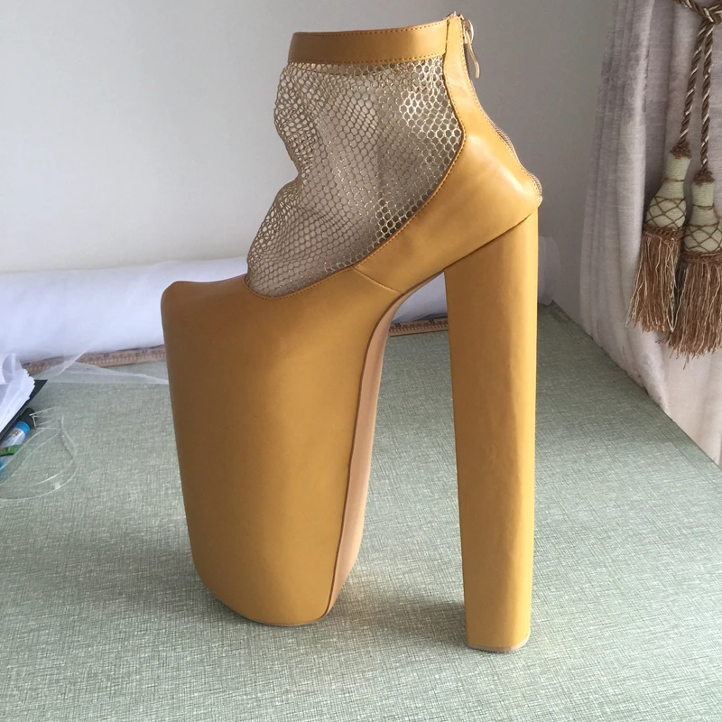 Light Brown 14 inch Heel 10 inch 