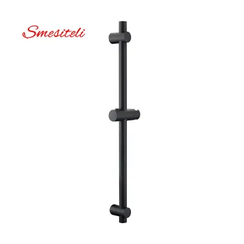 

Smesiteli Wholesale Matte Black Finish Stainless Steel & ABS Plastic Sliding Bar Shower Bar & Shower Head Holder Bathroom Bar