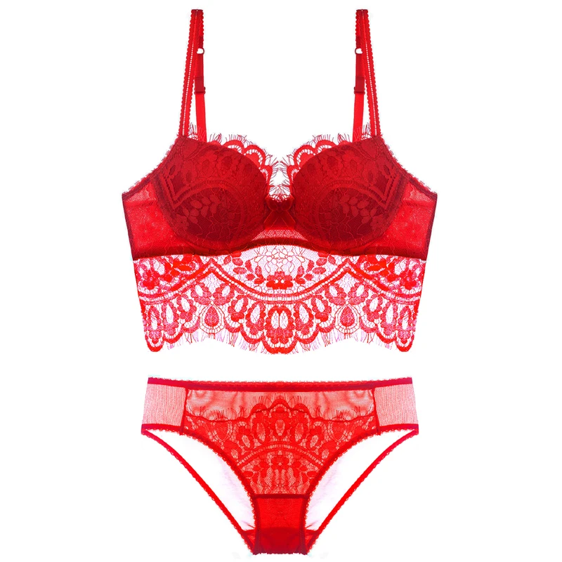 Sexy Lace Broad Brimmed Wide Bra Set Underwear Sexy Lace China Firework