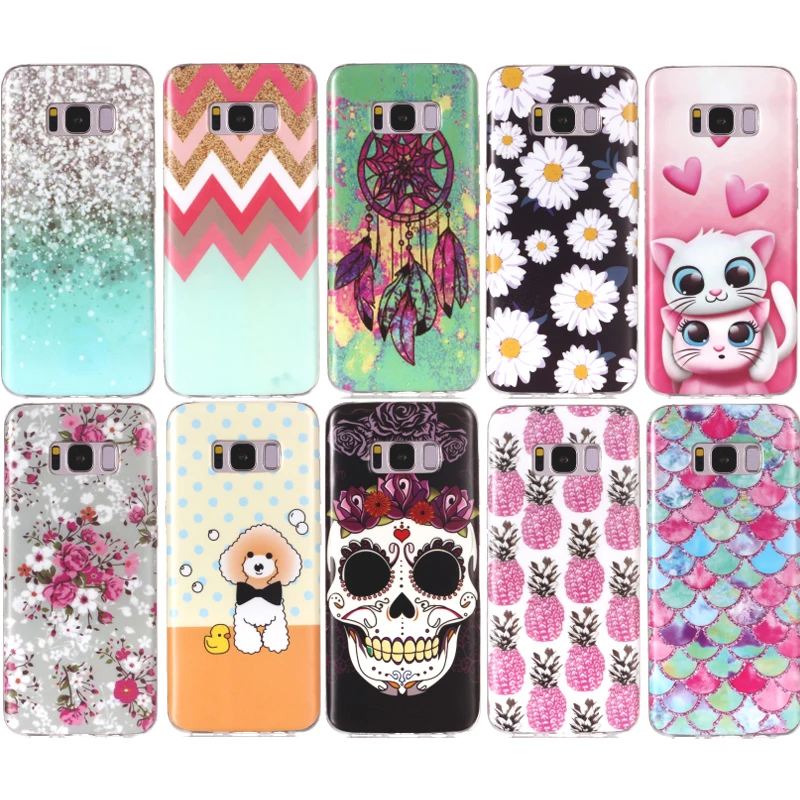 Cute Dog Mobile Phone Soft TPU Silicone Cases Cover Shell