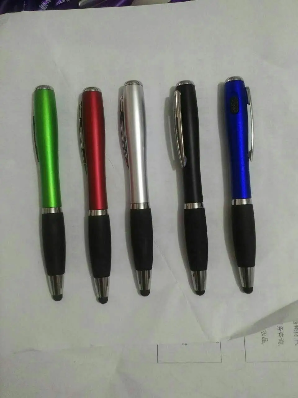 Promotion led light stylus pen touch screen LED ballpoint pen in