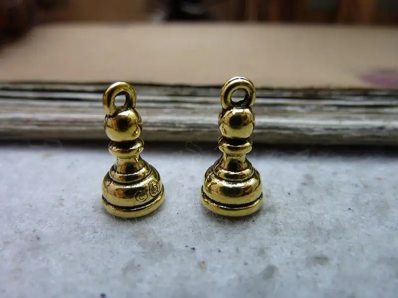 30 шт Золотая Шахматная подвеска ювелирное изделие|pendant pin|pendant necklacependant shapes |