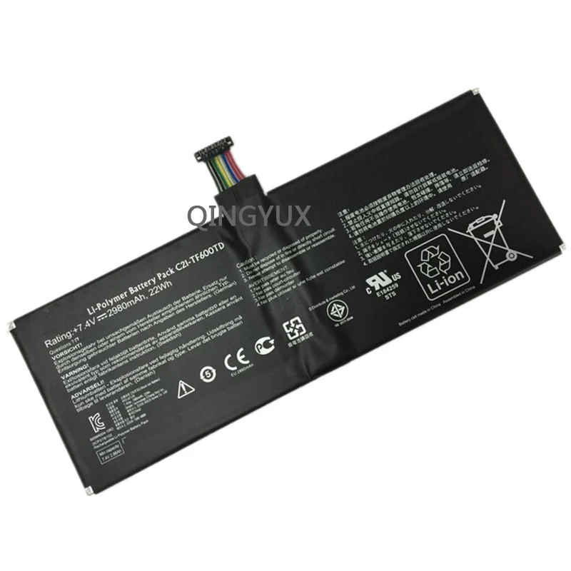 JPYUASA-7-4V-2950mAh-22wh-Original-Laptop-Battery-C21-TF600TD-For-Asus-VivoTab-TF600T-C21-TF600TD (1)