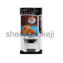 Machine à café instantané intelligente commerciale, 220 w, 820 v, chaude et froide, fonctionne avec des pièces de monnaie, avec du thé au lait, du jus de fruit et des boissons