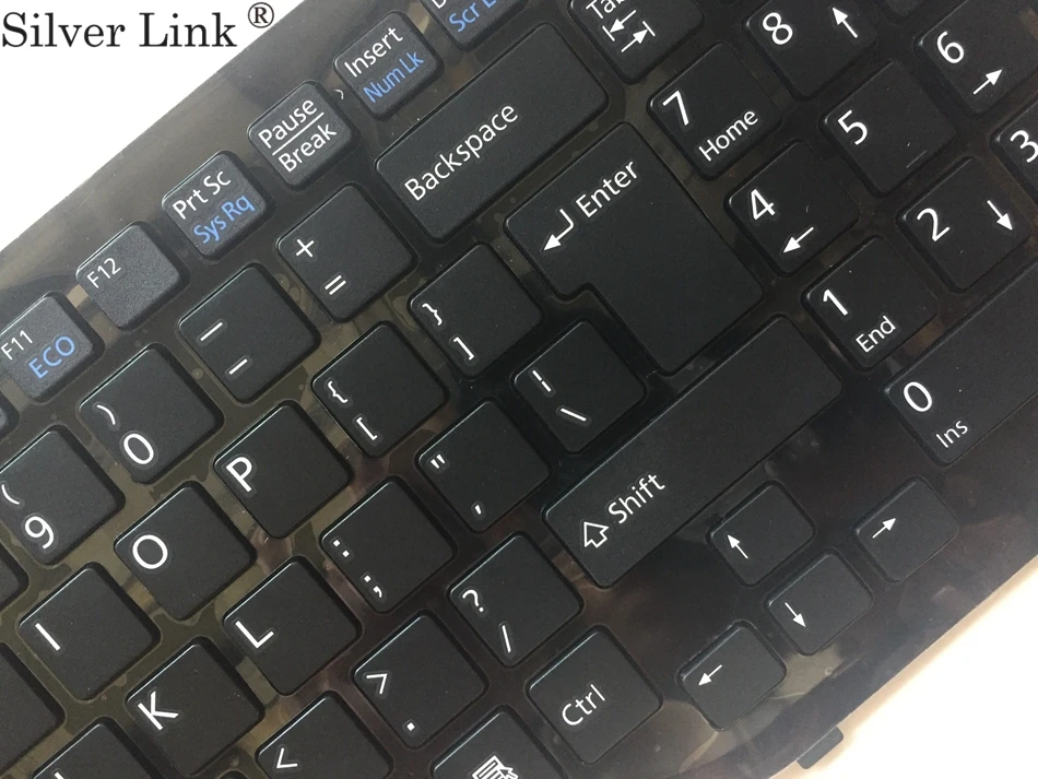 US English Keyboard for fujitsu Lifebook AH552 CP581751-01 CP611954-01 with black frame laptop keyboard US layout-1