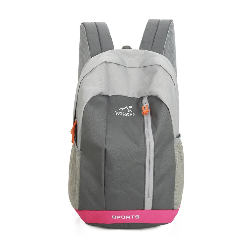 Повседневный мягкий рюкзак из водонепроницаемой нейлоновой ткани 15L& 20L рюкзаки для взрослых и детей рюкзак для путешествий мужские детские рюкзаки - Цвет: rose