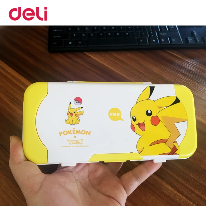 Deli Kawaii Pokemon, 8 шт., Школьный набор, Пикачу, креативный, студенческий, подарочный набор, детский приз, Канцелярский набор, рисование, ручки, блокнот