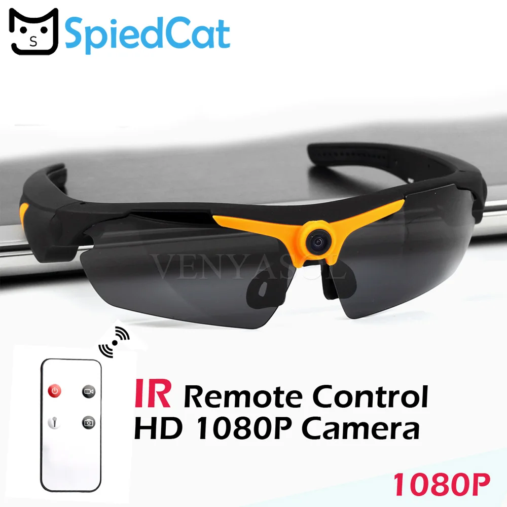 1080P HD Remote Control Mini Glasses Camera Video Recorder Camcorder Sunglasses Outdoor Action
