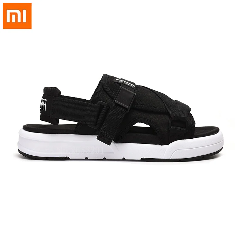

Xiaomi Mijia Two Ways To Wearing Casual Sandals Mesh Material Elastic EVA Foot Sheet Surface Magic Buckle Sandals Smart Home