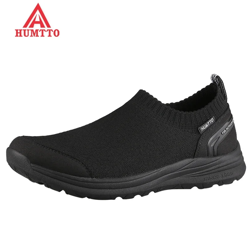 

HUMTTO DMX Cushioning Running Shoes for Men Spring and Autumn Breathable Man Sneakers Slip-on Male Sport Jogging Light Walking