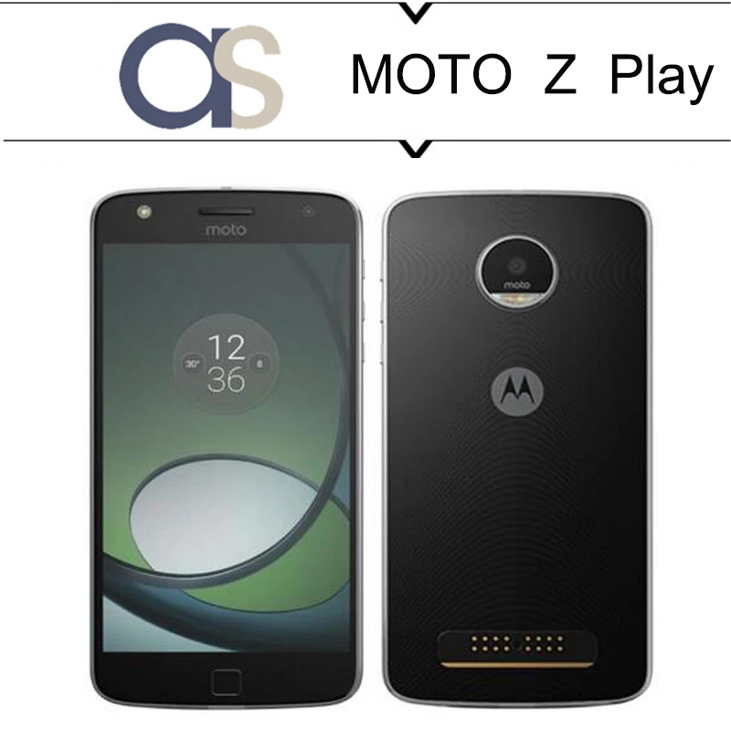 Глобальная прошивка Motorola Moto z play 3g 64G LTE телефон XT1635 Восьмиядерный 2,0 ГГц 1920*1080P Android 7,0 16 МП камера отпечаток пальца ID