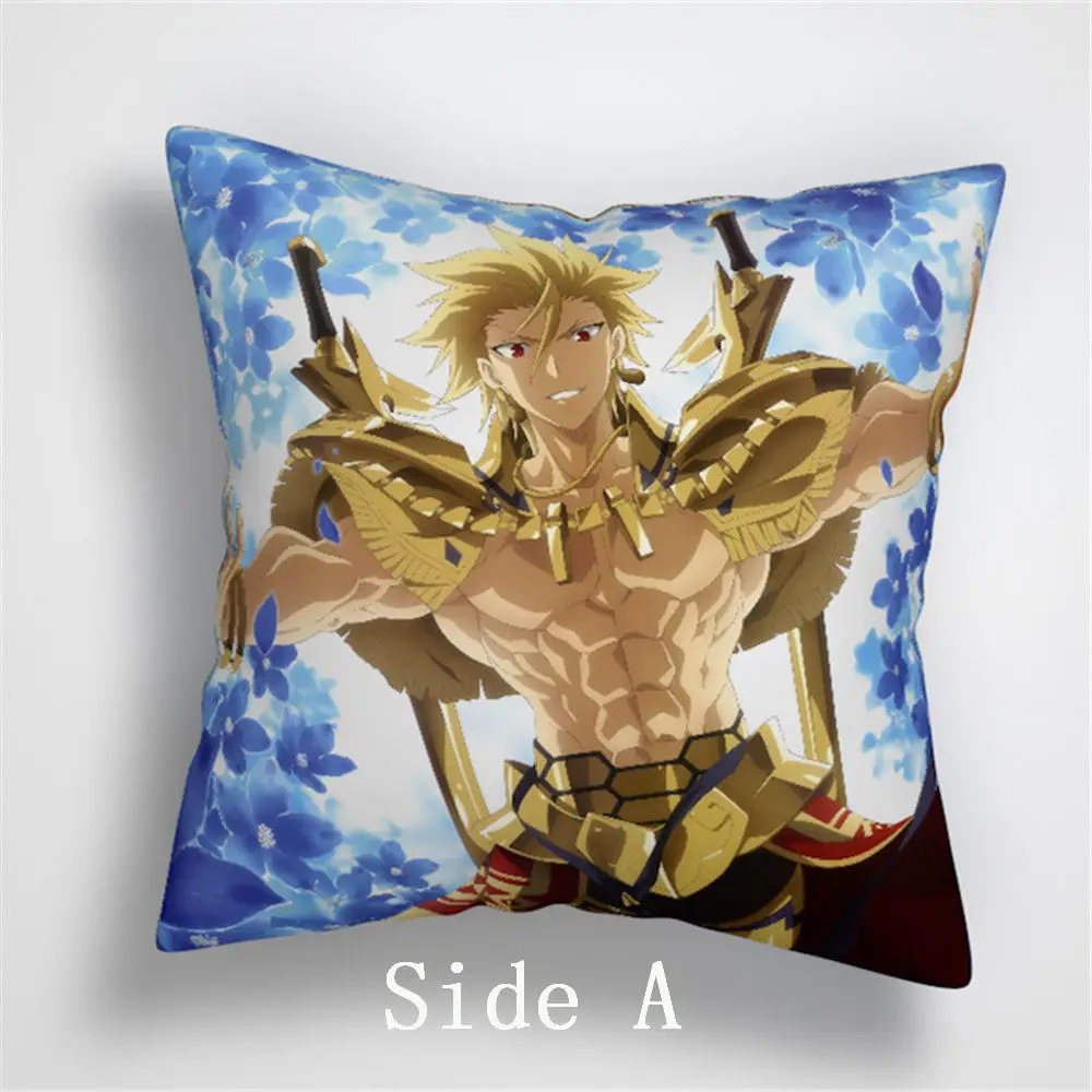 Suef Аниме Манга Gilgamesh Fate Zero Stay night FGO аниме Двусторонняя Подушка Чехол для подушки 924