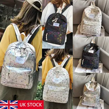 

Womens Girl Oxford Backpack Rucksack Travel Shoulder School Bag Bookbag Satchel