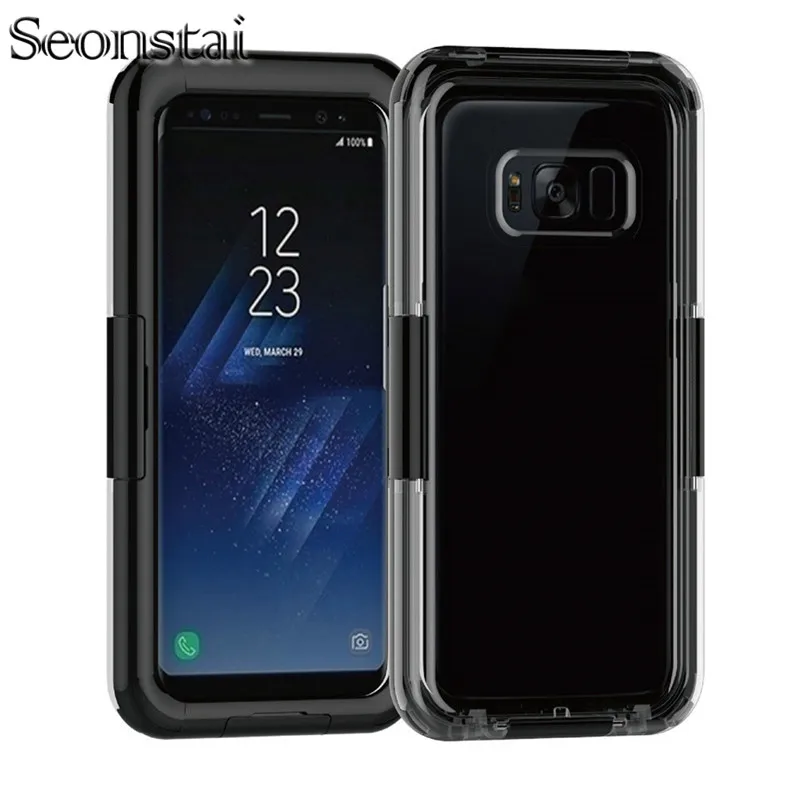 For Samsung Galaxy Note8 S8 Plus Waterproof Case for S6 S7 Edge Diving Shock Resistant Cover Note 8 5 | Мобильные телефоны и