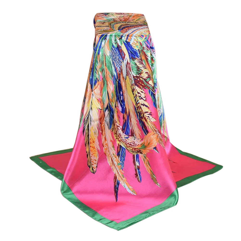 

Women Vintage Long Shawl Autumn Spring Feather Elegant Wrap Scarf Gift