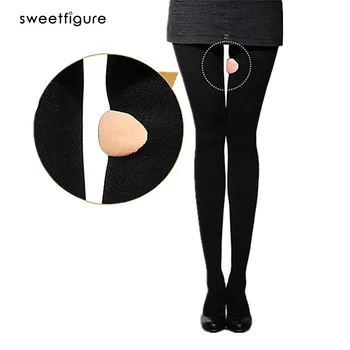 

Compression Pantyhose Women 980D Sexy Slimming Pants Slim Leg Stocking Firm Tight Control Panties Body Shaper Black Nude S-Xl