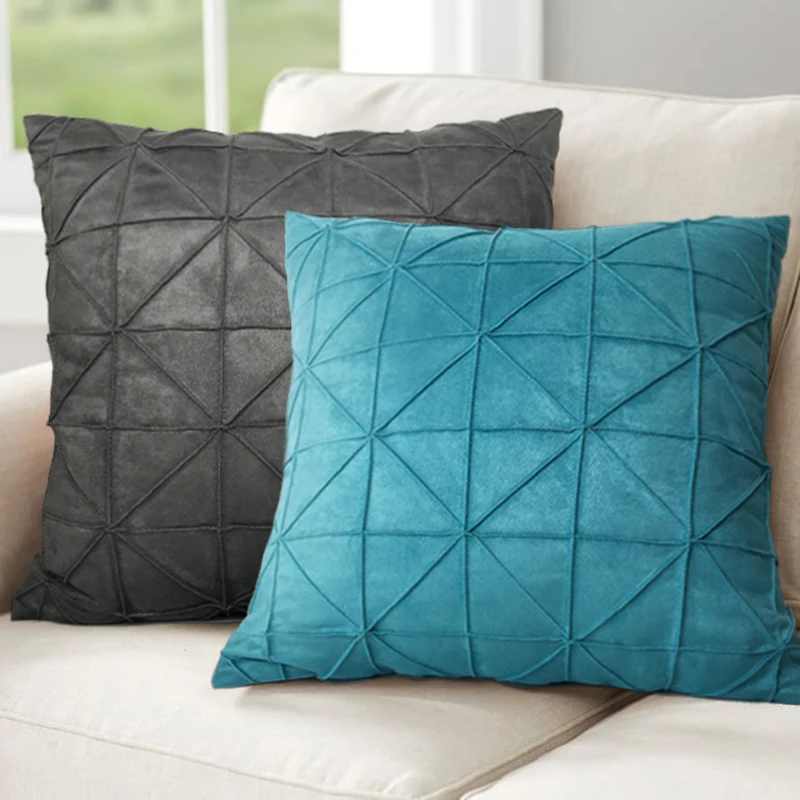 1 шт. замшевая наволочка для подушки 45 х45 см|throw pillow covers|pillows case pillowthrow decorative pillows |