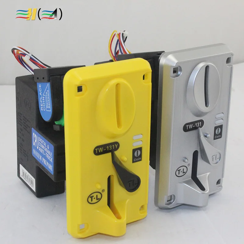

Authentic TW-131 Comparison CPU coin acceptor Game currency Doll machine TW-131Y Yellow Panel Coin acceptor