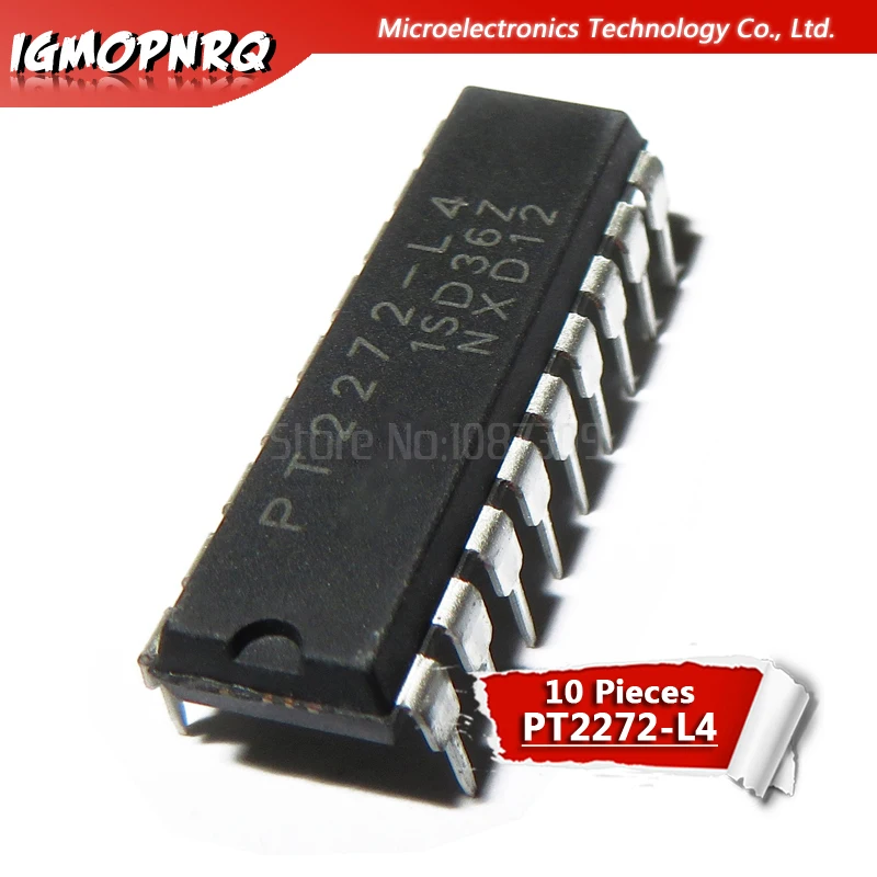 10 шт. PT2272-L4 PT2272 DIP-18 декодер кодирования IC новый оригинал | Электронные компоненты